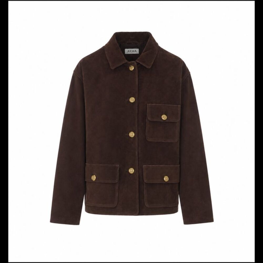 Arma Women Rosia Gritty Suede Jacket